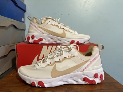 Nike React Element 55 White Desert Ember W Women s Us 11.5 / Men s Us 10