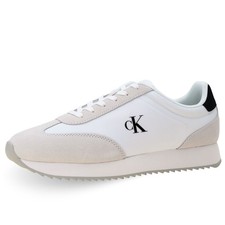 Scarpe Calvin Klein Jeans Retro Runner Lace Up Taglia 44 Cod YM0YM0132501W Bi...