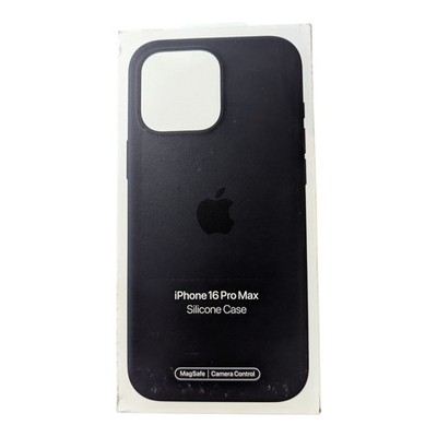 L8. Apple Silicone Case with MagSafe for iPhone 16 Pro Max Black
