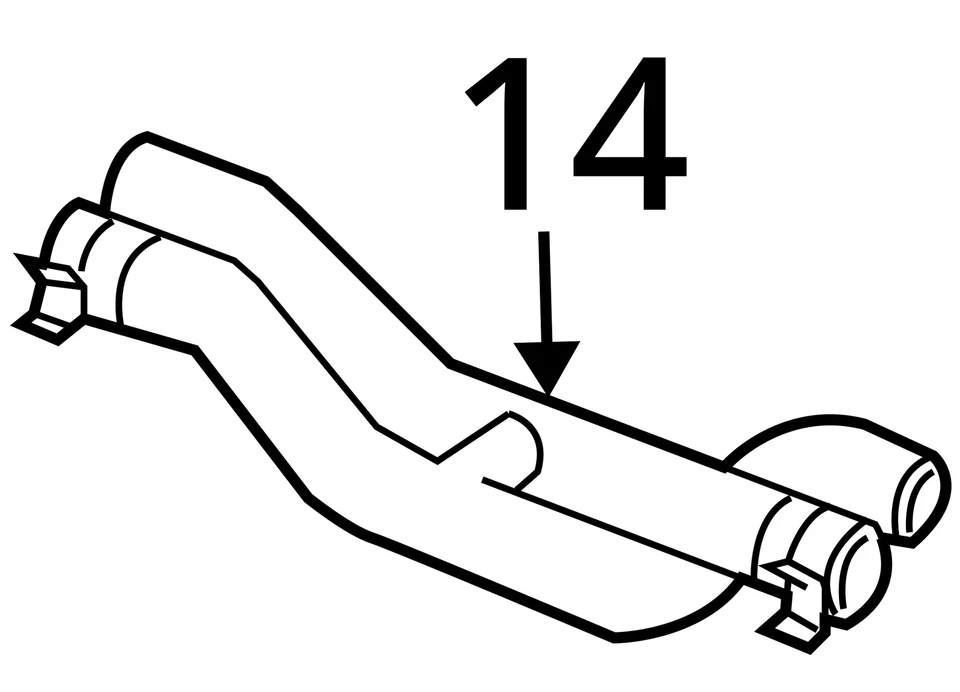 SE ADAPTA A TUBO DE ESCAPE DODGE VIPER 2003-2006 5290211AD - NUEVO OEM Foto 3 de 3