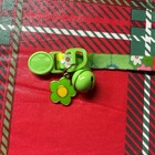 Flower Pattern Light Background Adjustable Safety Clasp Pet Collar — photo 2