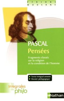 Pascal, Pensées : Fragments classés sur la religion... | Buch | Zustand sehr gut
