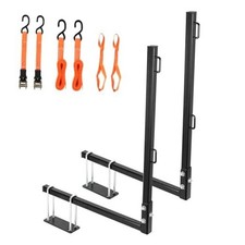 RV Tote Tank Carrier, RV Bumper Mount Tote Tank Holder with 2 Extra Steel