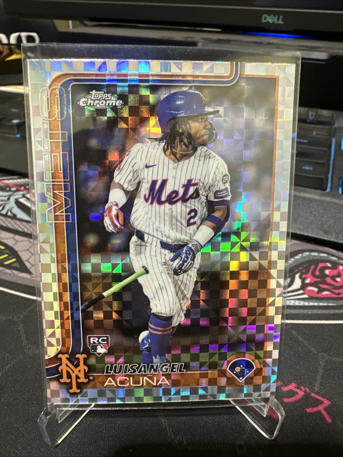 2025 Topps Chrome - Luisangel Acuna #56 X-Fractor (RC)