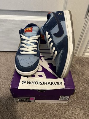 Nike SB Dunk Low PRM Why So Sad? Size 10.5 Blue Yellow Red White DX5549-400