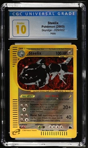 2003 Skyridge - English Steelix Rare Holo H29/H32