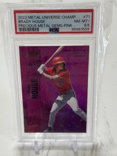 2022 Skybox Metal Universe Champions - BRADY HOUSE - PMG PINK - /75  - PSA 8.5