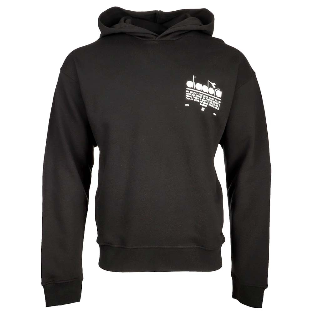 Diadora Manifesto Пуловер с капюшоном Мужская черная повседневная верхняя одежда 178206-80013 7690₽