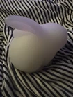 Vintage Fenton Lavender Satin  Glass Rabbit Figurine Paperweight