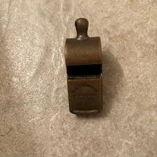 Vintage Thunderer Brass Whistle WWII Military 