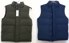 M&S Mens Jaeger Reversible Padded Bodywarmer Gilet Zip Up Jacket ~Small RRP £159