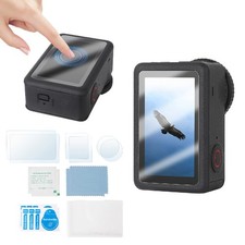 1/2 Tempered Film Screen Lens Protective Cover Set for DJI OSMO ACTION6 Camera