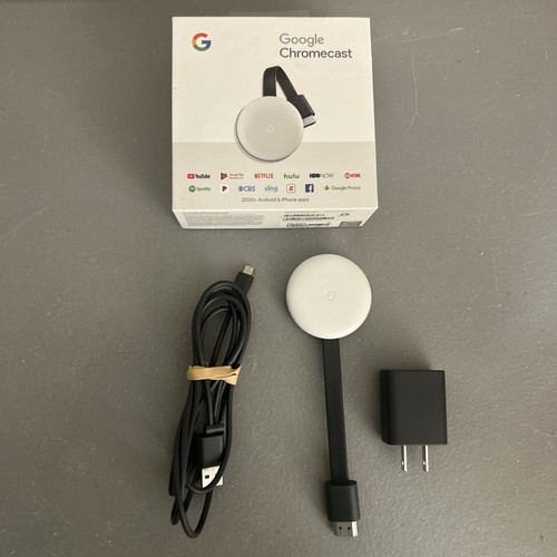 Google GA00422-US Chromecast 3rd Generation Streaming Media Player