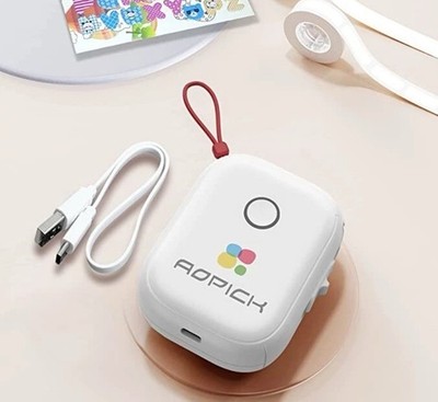 Label Maker Machine, Aopick Label Printer with Roll Label Tapes NEW