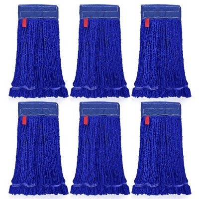 24oz Heavy Duty Loop End Replacement Mop Head, Commercial and Household Cleaning