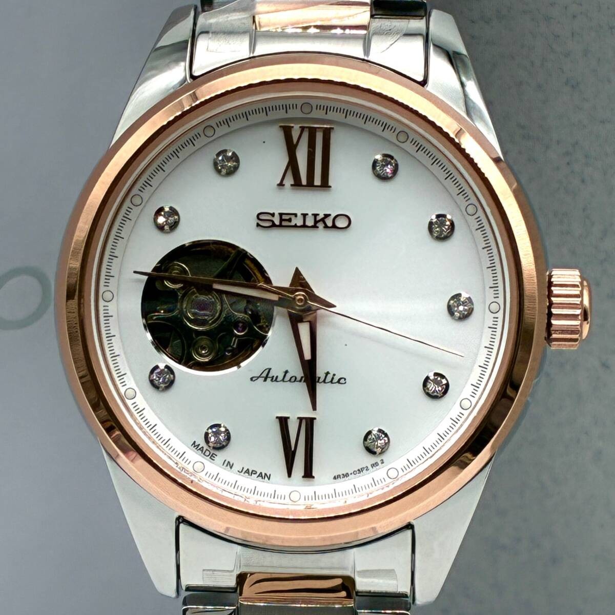 SEIKO Selection Automatic Watch with 12 Diamonds,… - image 2