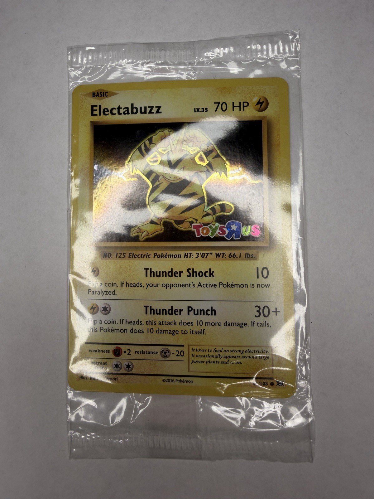Electabuzz - (Toys R Us Promo) 041/108 Cards & Products Holo Sealed