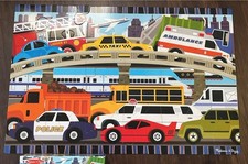 Melissa  Doug Traffic Jam Jumbo Jigsaw Floor Puzzle 24 pcs, 2 x 3 feet long 