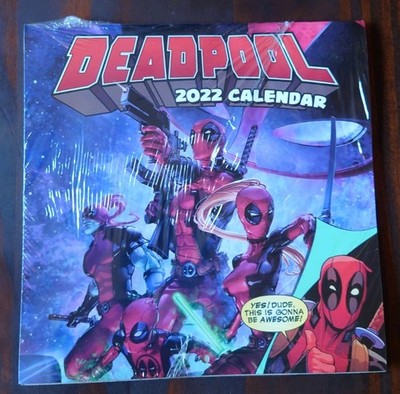 Deadpool Kalender 2022 Deadpool Fans  Marvel Comics Deko Superheld