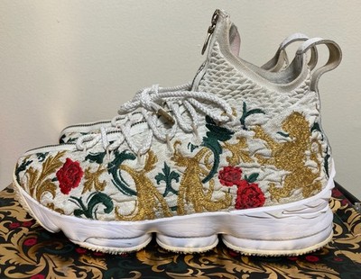 KITH x Nike LeBron 15 King's Cloak white, size 10 w/box AJ3936-100