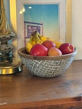 Vintage Handcrafted Mango Wood Bowl