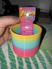 Slinky the Original Walking Spring Toy, Plastic Rainbow Slinky