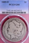 PCGS G-4! 1889-O MORGAN DOLLAR
