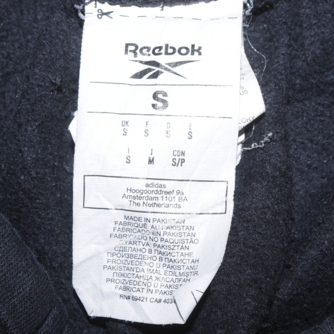 Reebok Black Trousers Mens S image 4