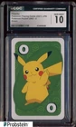 2021 Pokemon Japanese Playing Cards Pocket UNO Green Pikachu CGC 10 GEM MINT