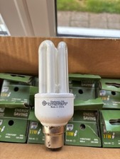 10 x GE 11W = 60w Low Energy CFL Light Bulbs BC B22 Energy Saving Lamps 2700K 