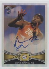 2012 Topps Chrome Refractor Rookie Auto 105/178 Chris Rainey #53 Auto 0v1
