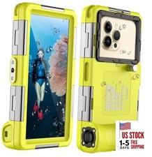 Waterproof Underwater Snorkeling Diving Phone Case for iPhone Yellow/Black
