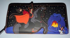 Cartera Loungefly Disney Aladdin Jafar Villanos Escena Cremallera Alrededor
