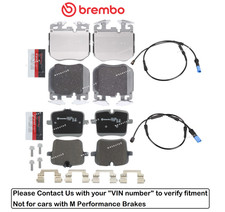 Front Rear Brake Pad Set Oe Brembo Ceramic Sensor For Bmw X7 M50i