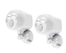 New Mr. Beams NetBright Motion Activated Spotlights 2-PK MBN391, White