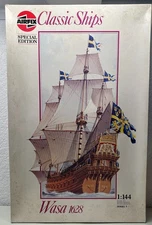 1987 Air Fix 1:144 Classic Ships Wasa 1628 Model Kit Open Box Please Read