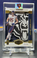 2020 Plates & Patches Full Coverage Rookie Cole Kmet Bears WhiteOut Logo READ🔥