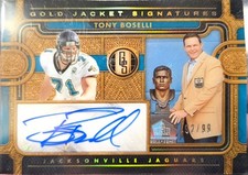 2024 Panini Gold Standard - Gold Jacket Signatures Tony Boselli #GJS-TB Jags /99