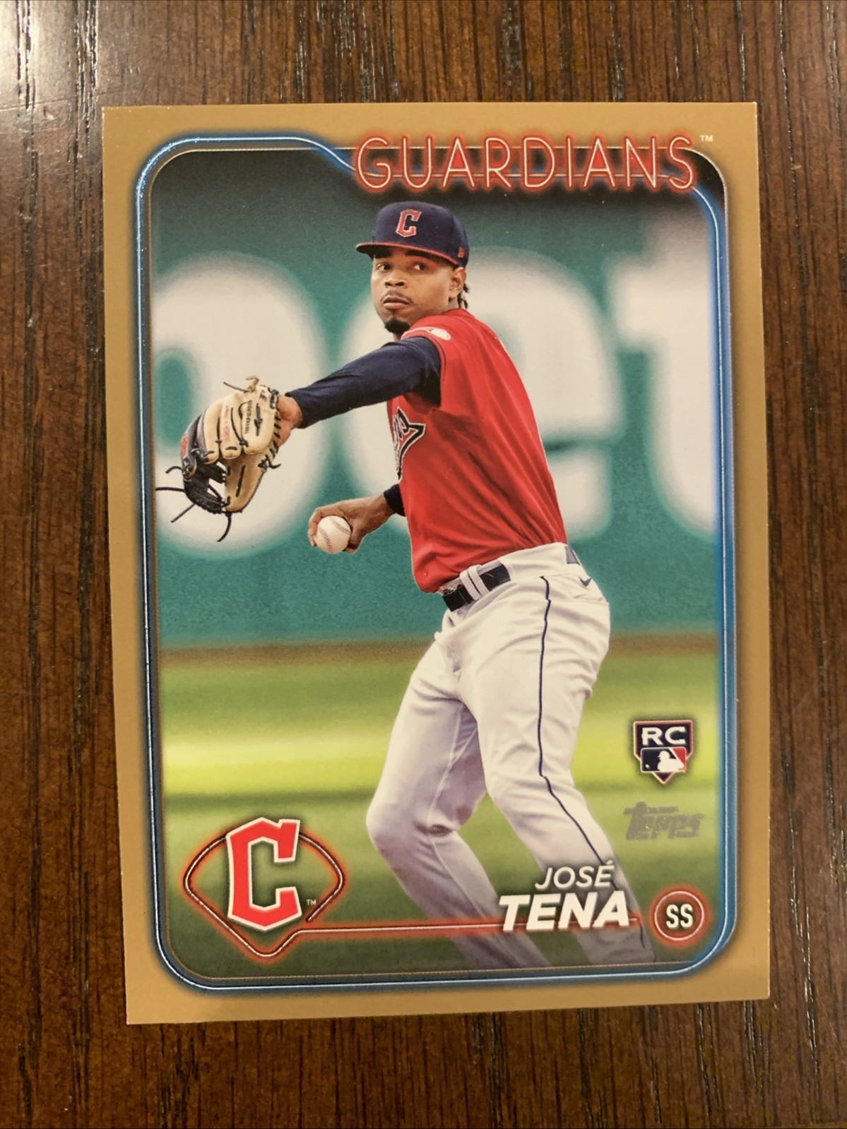 2024 Topps Series 2 - Gold #678 Jose Tena /2024 (RC) Guardians Rookie