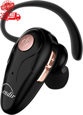 Bluetooth Headset, V5.0 Ultralight Wireless Headphone Cell Earpiece with Mic ...
