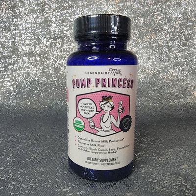 #ad Legendairy Milk Pump Princess Vegan Lactation Supplement 60 Capsules BB 8 27 $15.88
