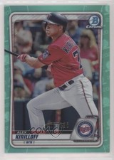 2020 Bowman Chrome Prospects Aqua Refractor /125 Alex Kirilloff #BCP-80 s1i