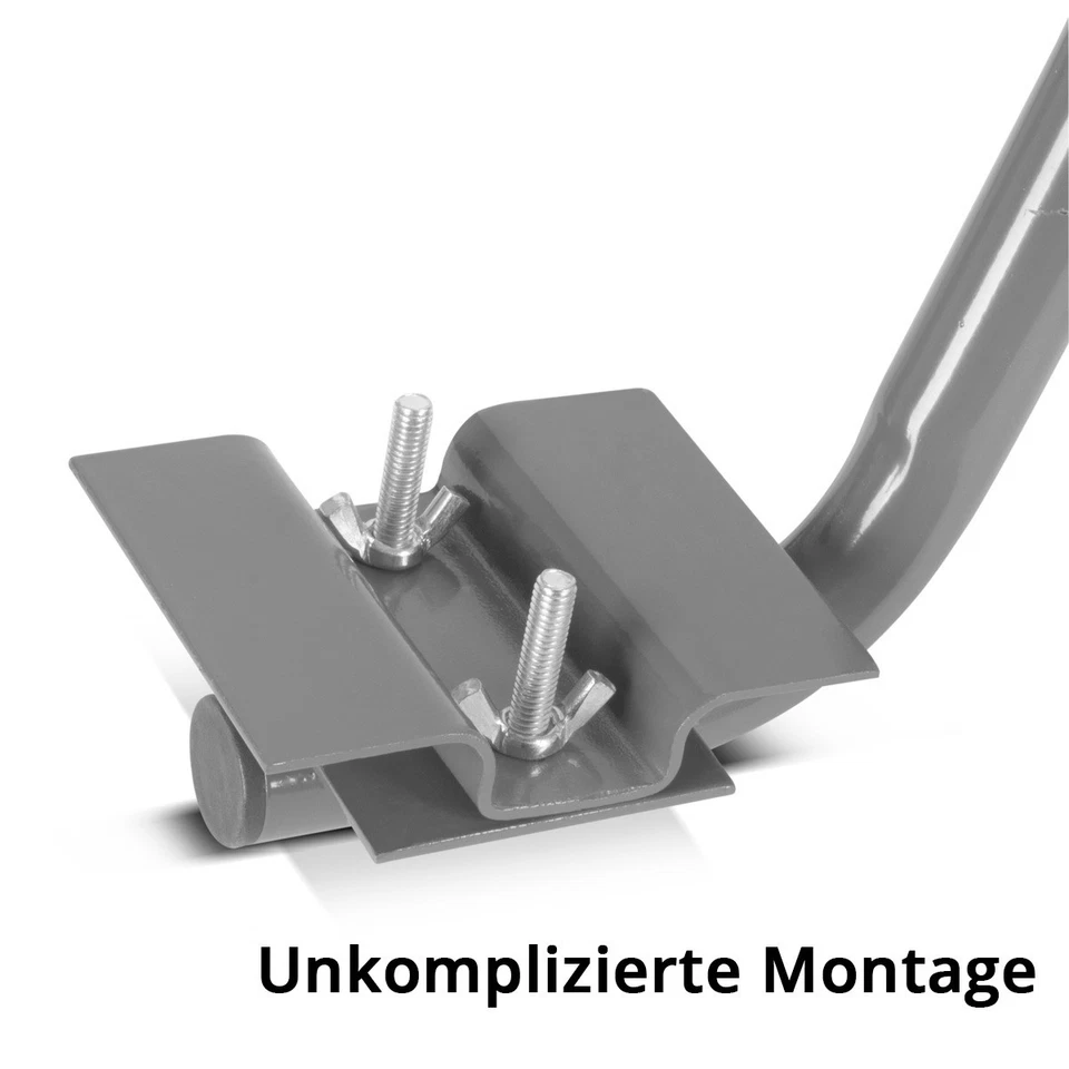 STAHLWERK Rollwagen mit Handgriff bis 250 kg 58x29 cm Rollbrett Transportroller - Bild 4 von 4