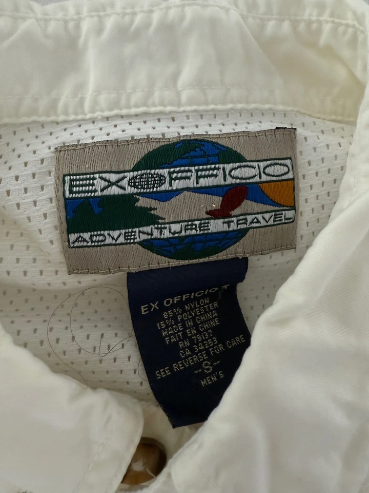 EXOFFICIO white long sleeve sleeve nylon quick dry shirt Men's S - Image 2 of 2