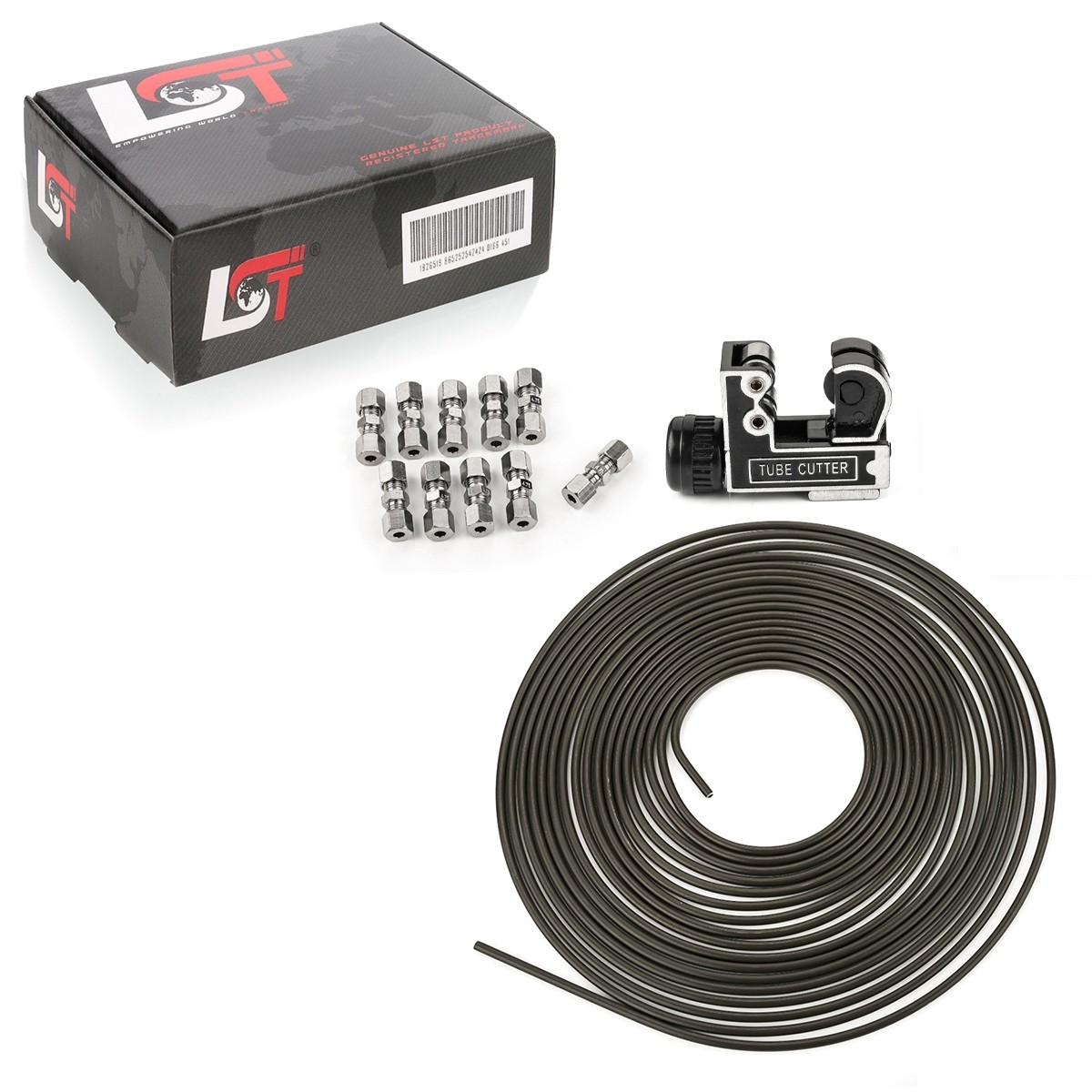 10M Brake Pipe Brake Line Steel Ø 4.75Mm Set +10 Quick Connectors For Skoda