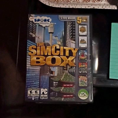 EA The SimCity Box Compilation PC Game E Rated + Spore Creature Creator Trial