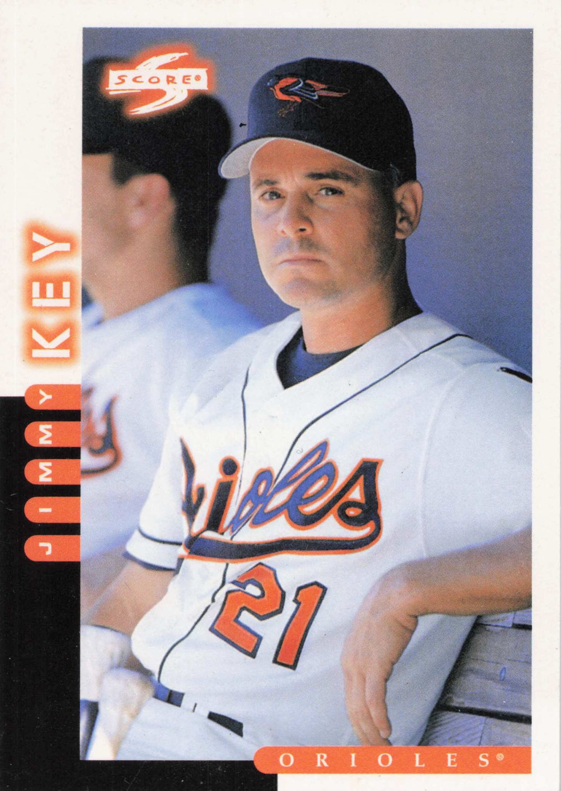 1998 Score #37 Jimmy Key Baltimore Orioles MLB 142