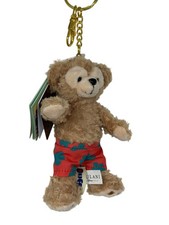 Disney Aulani Resort Duffy Plush Bear Keychain Bag Clip