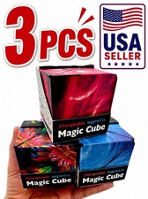 3 Pack Infinity Cube Fidget Toy Magnetic Folding Puzzle Stress Relief Gift