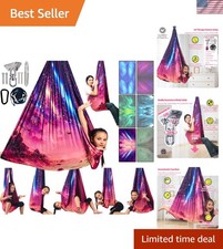 Sensory Swing for Kids  Adults Holds up to 300lbs Indoor  Outdoor Double La...